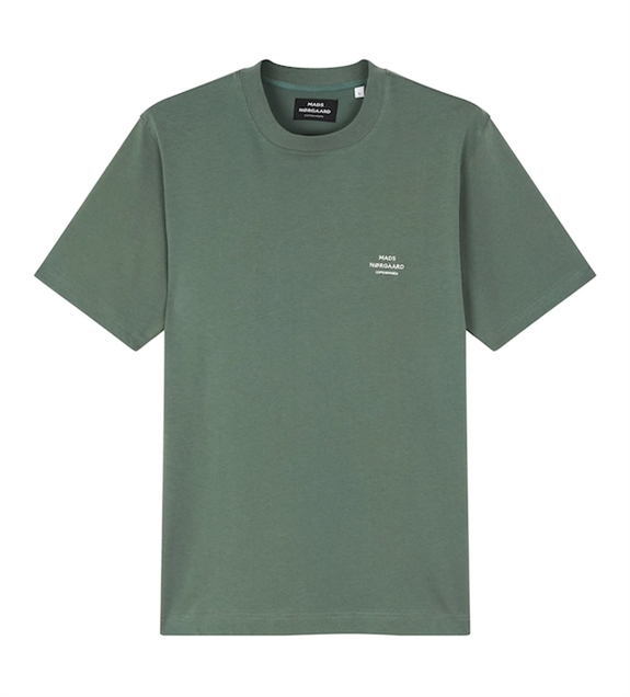 Mads Nørgaard Cotton Jersey Frode Emb Logo tee - Duck Green